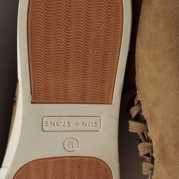 Sun + Stone Men S Nolan Mid-High Shoes - Tan - 100120878 (10) used once - Picture 6 of 8